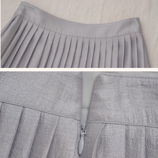 【2color】プリーツティアードフレアスカート《Z00864》