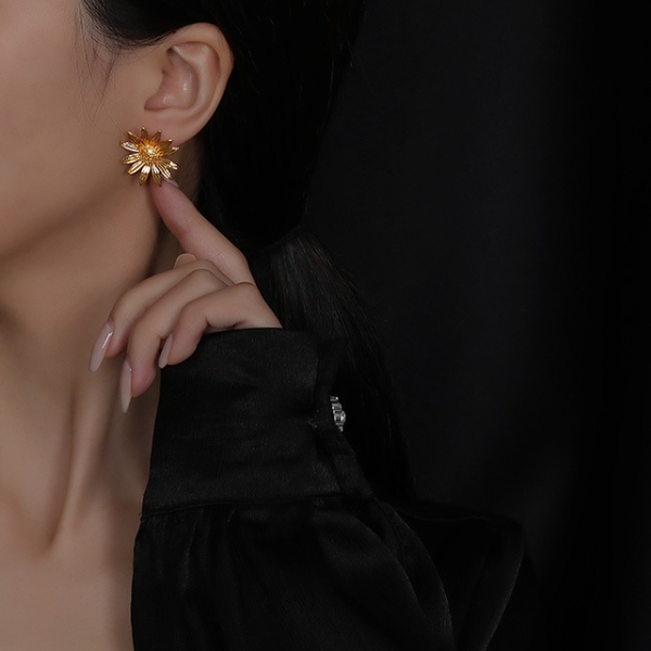 デイジーイヤーピアス X-299