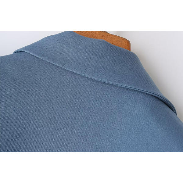 【2color】レイヤード風シングルブレストショートジャケット Z00156