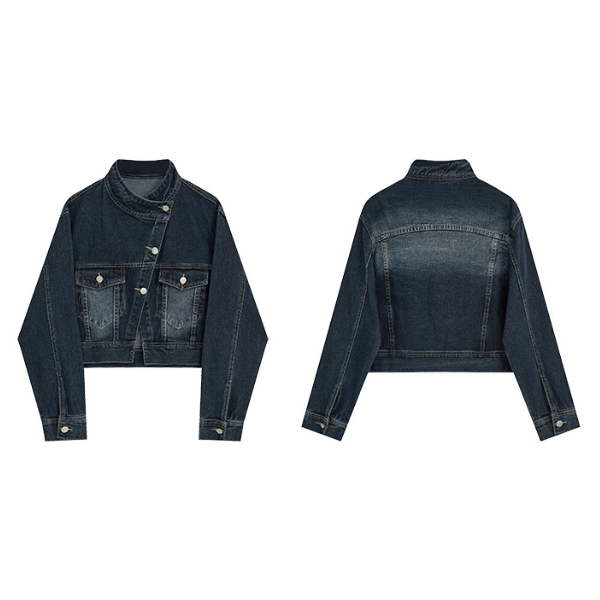 スラッシュボタンデニムジャケット X-226