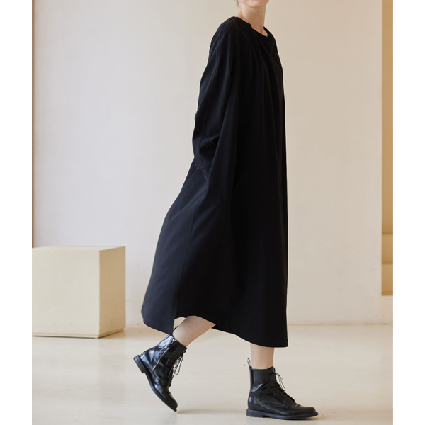 ブラックルーズロングワンピース Z00113