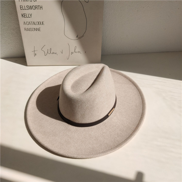 ベルト付きウールジャズハット Z00062