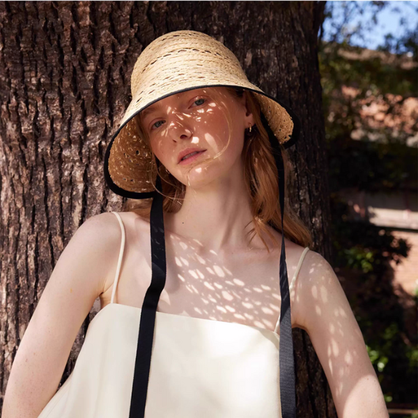 メッシュラフィアハット《Z01022》