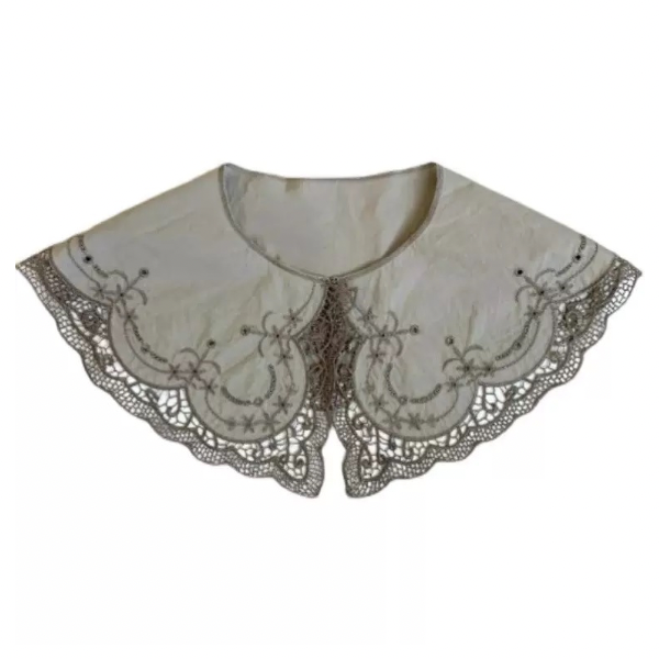 【3color】エレガントレースフェイクラペル AU-374