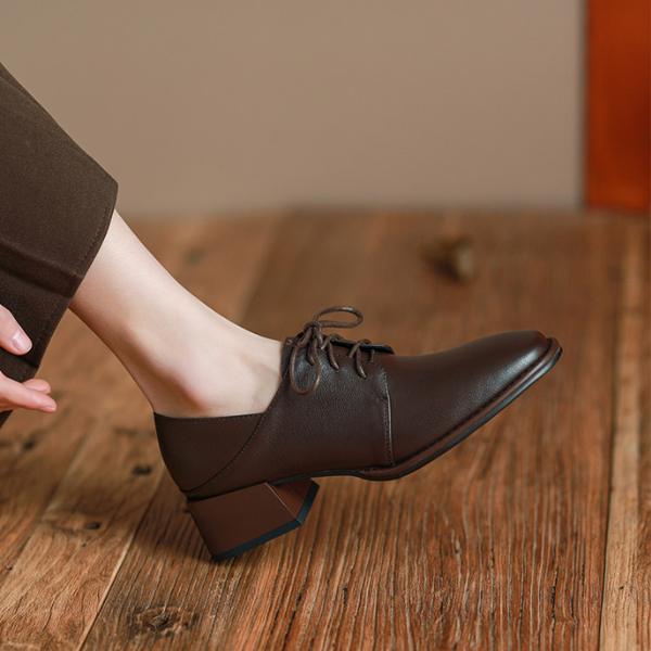 【2color】ポインテッドトゥミドルローファー w-148