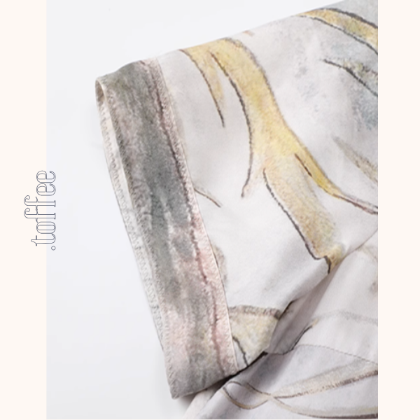 淡彩タッチミディワンピース《Z01037》