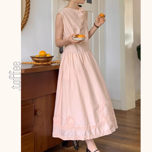 アシンメントリックノースリーブワンピース《Z01020》