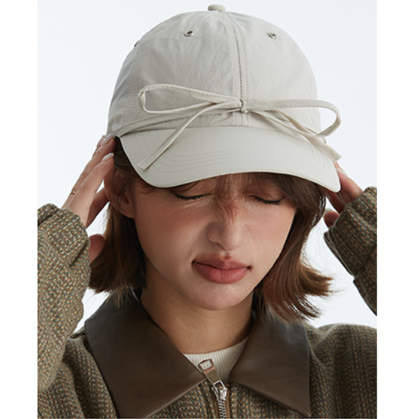 【2color】フロントリボンベースボールキャップ Z00133