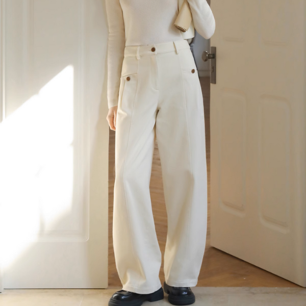 【3color】ハイウエストワイドシミターパンツ Z00890