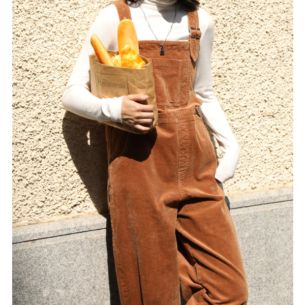 コーデュロイオーバーオール w-036