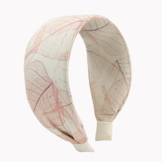 リーフプリントワイドカチューシャ X-101