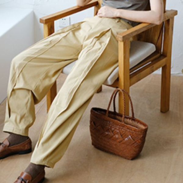 フロントスプリーツストリートパンツ X-264