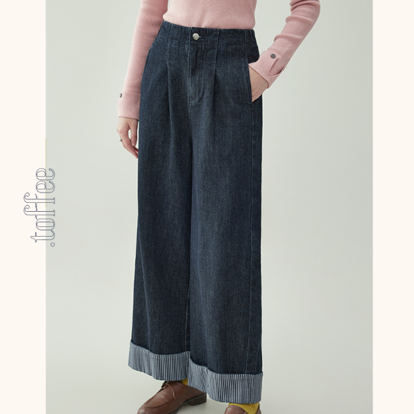 ハイウエストワイドバギーパンツ 《Z00733》