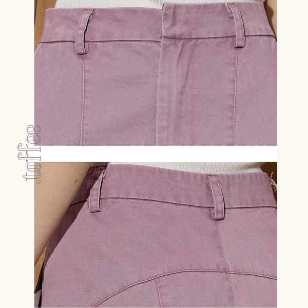 ハイウエストカジュアルワイドパンツ《Z01017》