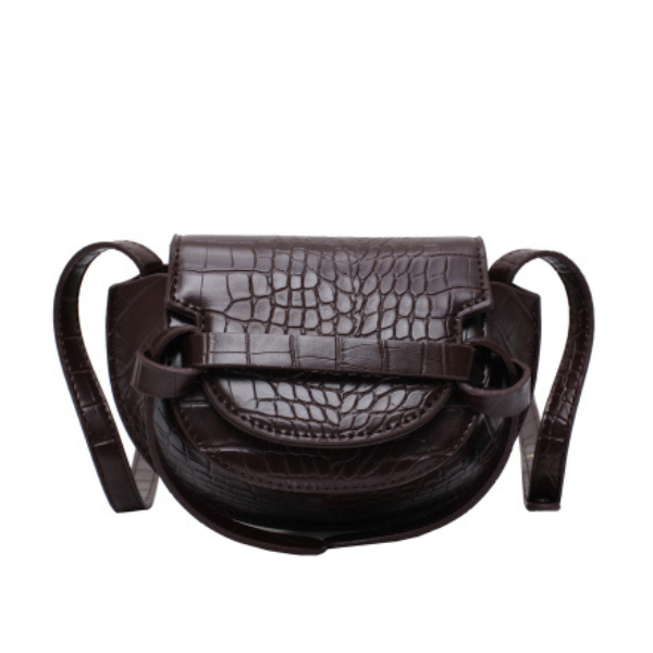 【4color】クロコ調エンボスプロセッシングショルダーバッグ AU-171