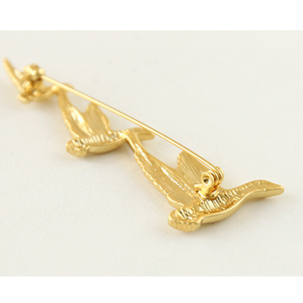 渡り鳥ブローチ X-168