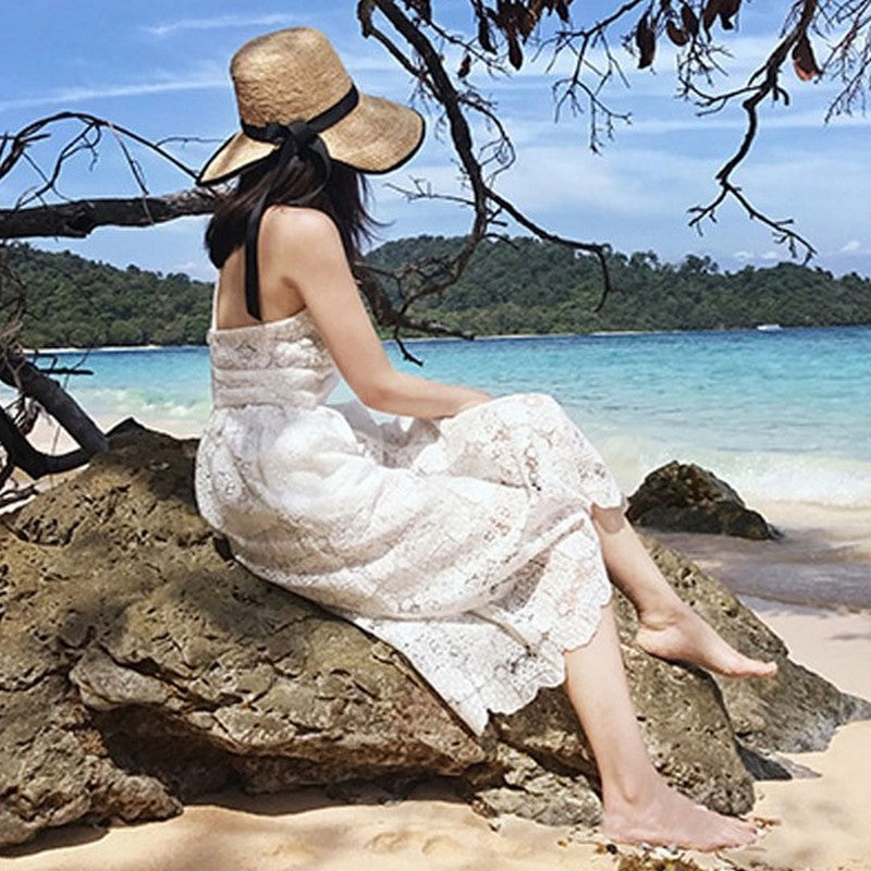 【3color】レトロなヘップバーン麦わら帽