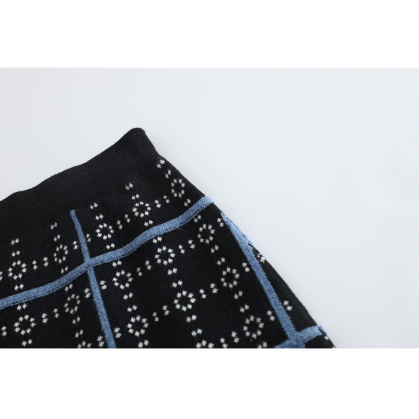 【2pattern】ハイウエストAラインロングスカート X-455