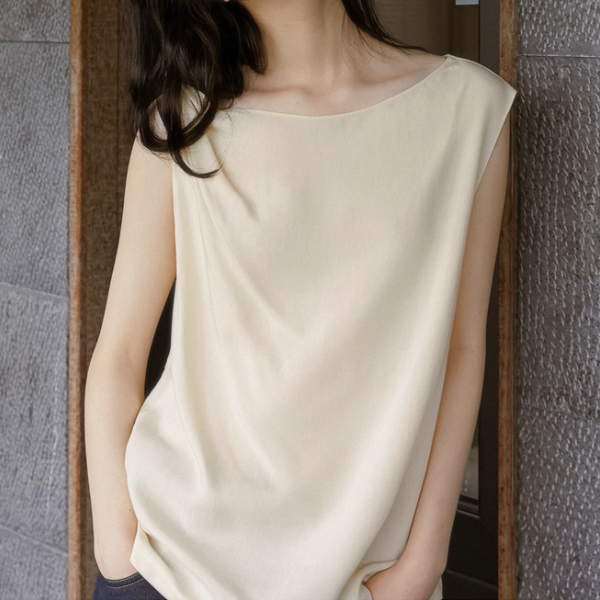 サイド結びノースリーブトップス《Z00886》