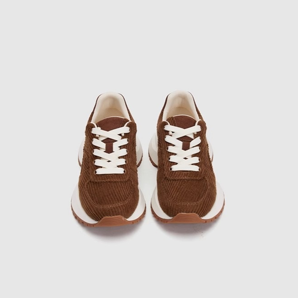 コーデュロイ厚底ローカットスニーカー 《Z00753》