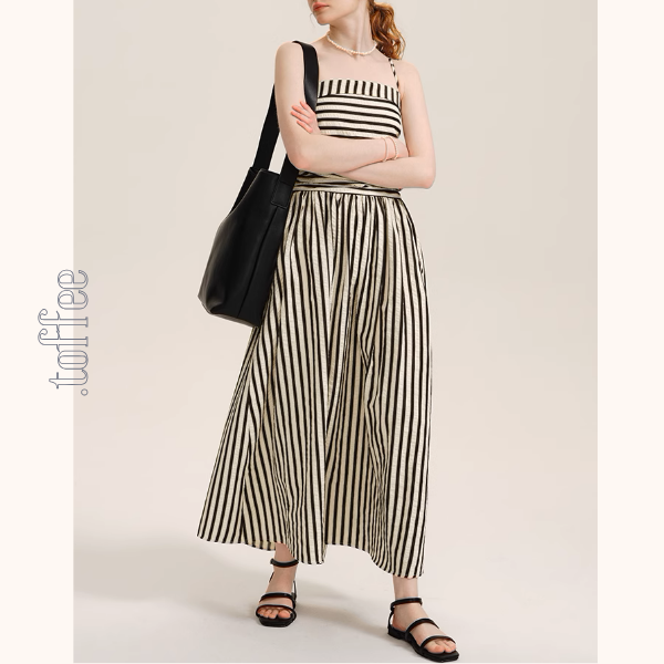 【2pattsrn】ウエストマークAラインマキシワンピース《Z00960》