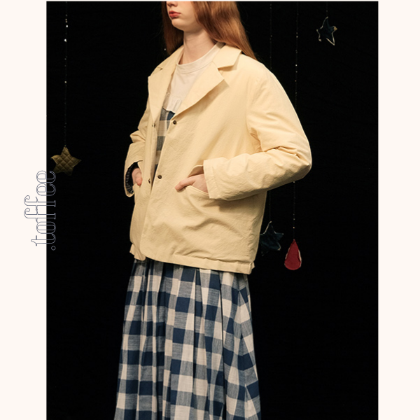 ストライプライニングテーラードジャケット 《Z00756》