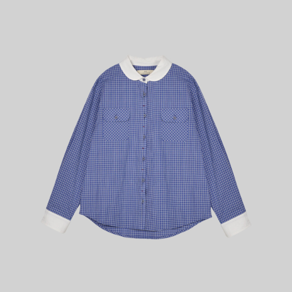 ドールカラータータンチェックシャツ《Z00907》