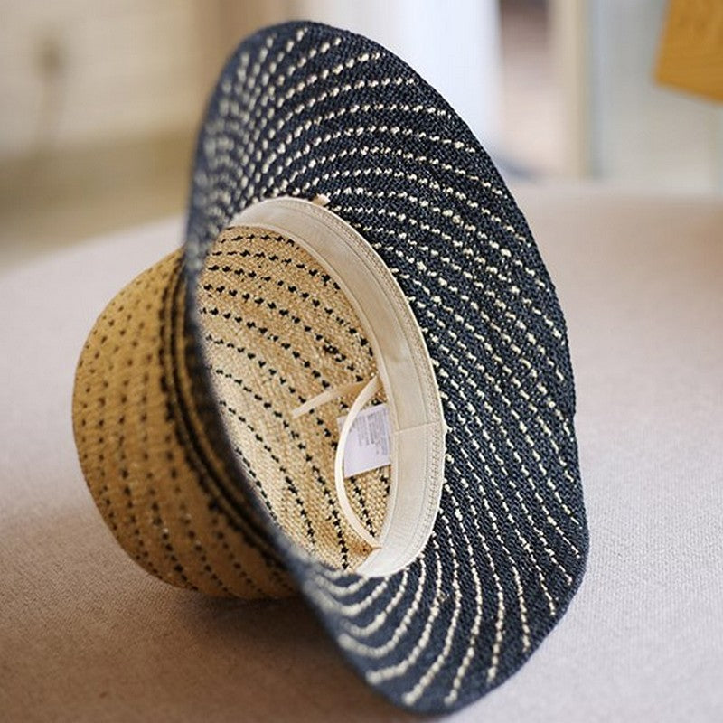 【4color】天然ラフィアの麦わら帽子