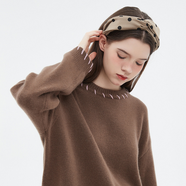 水玉柄カジュアルヘッドバンド Z00174