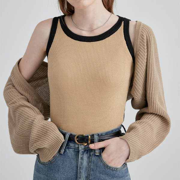 タンクトップ+ショールアンサンブル X-219