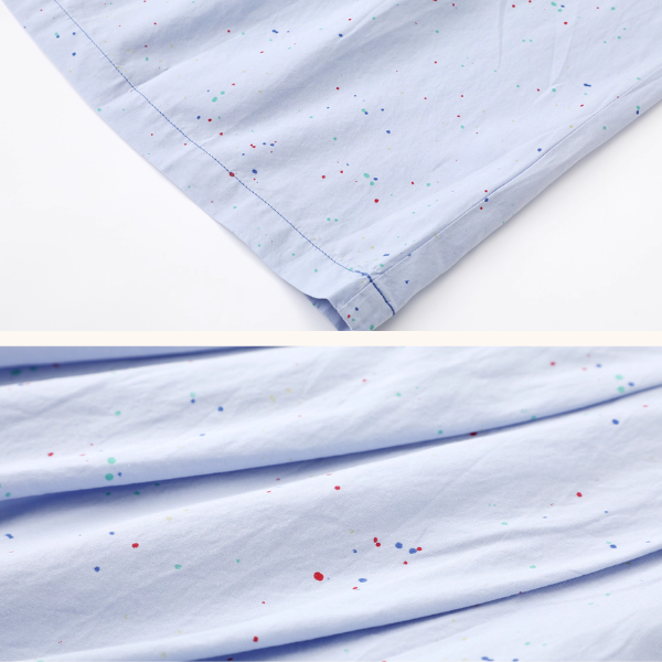 【2color】優しいカラフルドットのプリーツワンピース《Z01042》