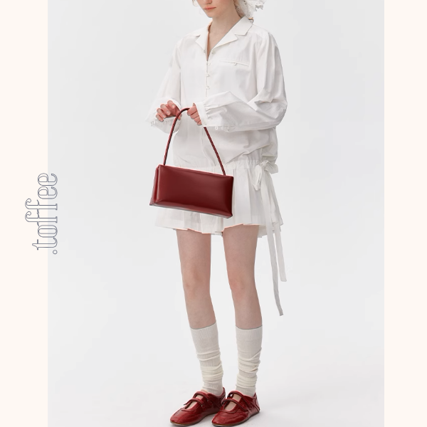 リボンドローストリングシャツワンピース《Z01010》