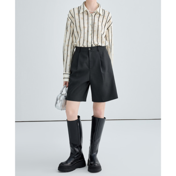 ブラックハーフパンツ X-289