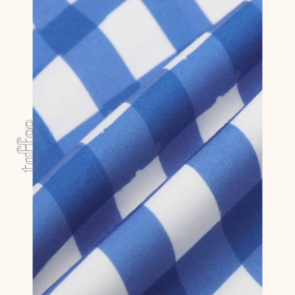 チェック切り替えバルーンワンピース Z00412