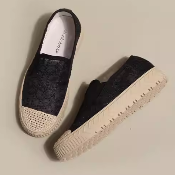 【2color】トータルエンブロイダリーメッシュシューズ W-199