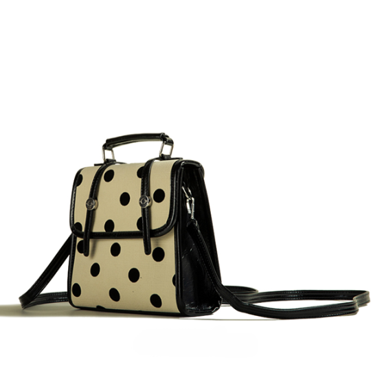 【3color】ポルカドット2way スモールバッグ Z00484