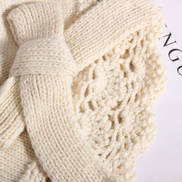 【4color】レースステッチレトロドームベレー帽 AU-113