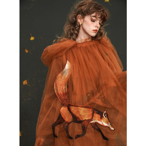 フォックスデコレーションチュチュスカート AU-471