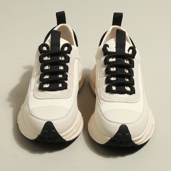 バイカラー厚底レースアップスニーカー Z00173