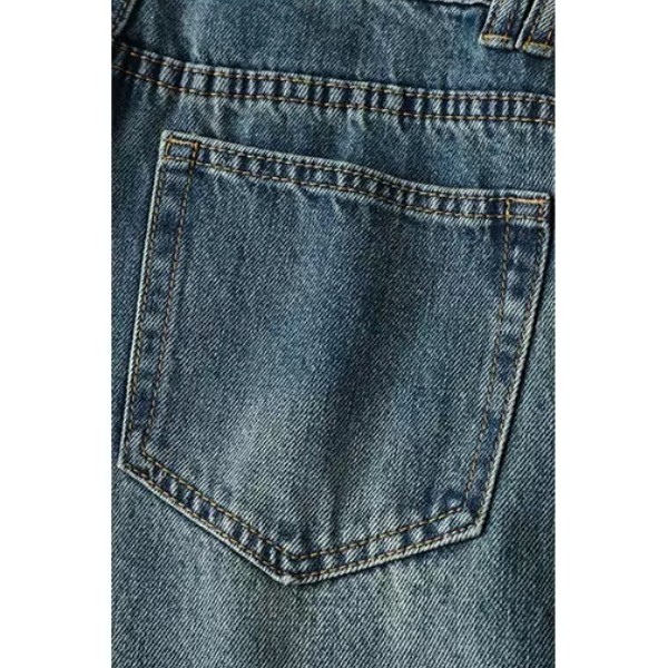 ハイウエストダメージデニムパンツ Z00231