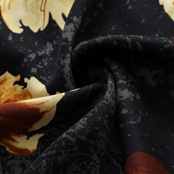 ボックスシルエット花柄シャツ《Z00919》