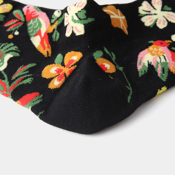 フラワージャガードソックス3Pセット X-334