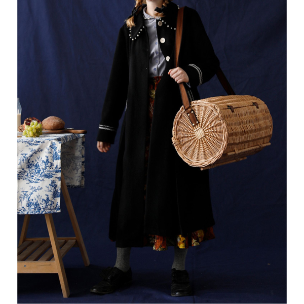 油絵風フローラルAラインスカート Z00008