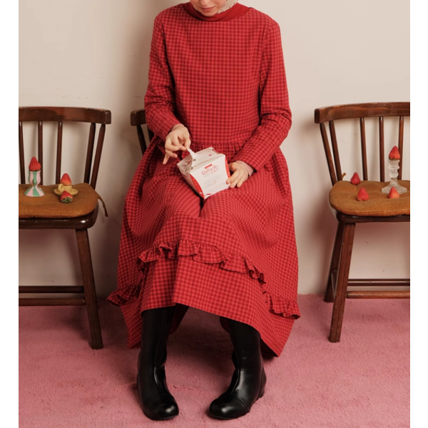 【2pattern】コットンレースワンピース Z00074