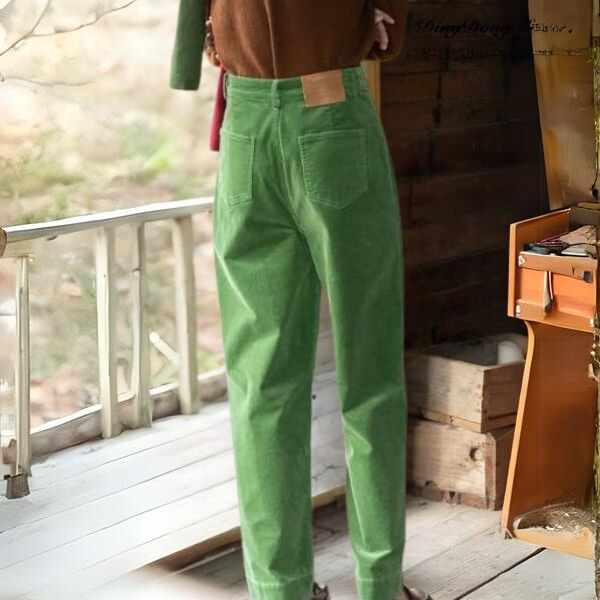 【2color】コーデュロイストレートカジュアルパンツ Z00013