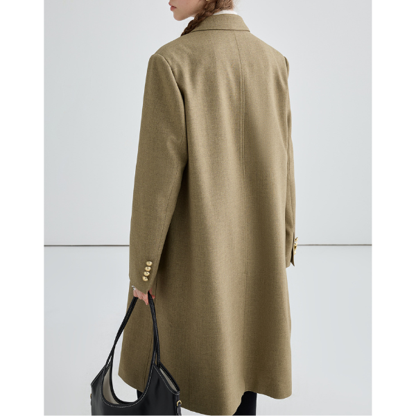 レイヤード風ロングスーツジャケット Z00028