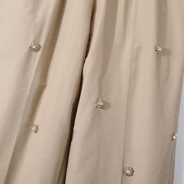 カジュアルビーズデコレーションパンツ AU-095