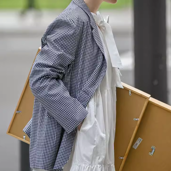 ギンガムチェックジャケット X-138