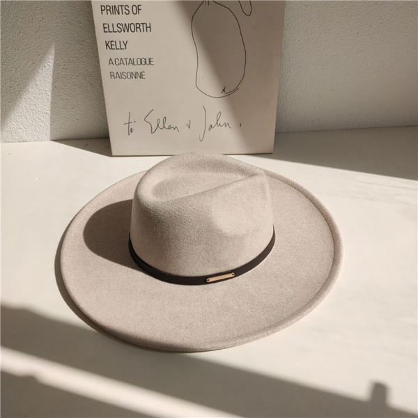 ベルト付きウールジャズハット Z00062