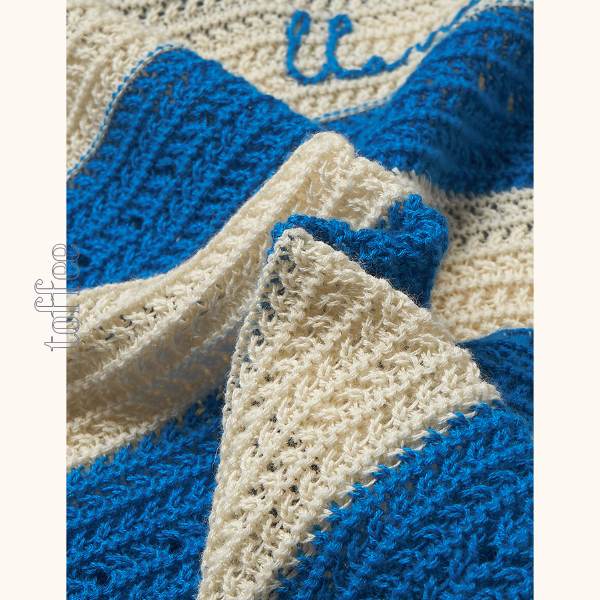 【2color】ホルターネックストライプニットトップ Z00388